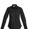 ZWL121 Syzmik Womens Lightweight Tradie LS Shirt Black