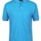 7PIP SS Piping Polo Aqua Hot Pink