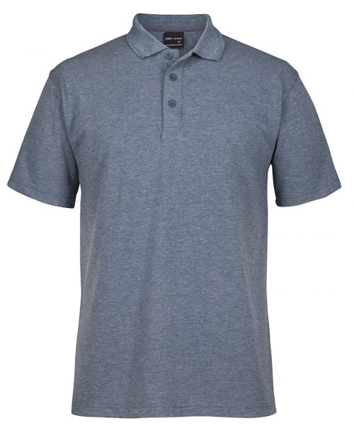 Classic 210 Pique Knit Polo Adults Denim Marle