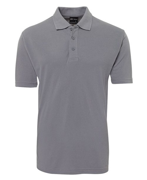 Classic 210 Pique Knit Polo Adults Grey