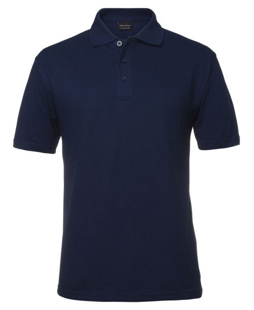Classic 210 Pique Knit Polo Adults Jnr Navy