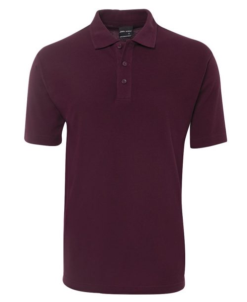 Classic 210 Pique Knit Polo Adults Maroon