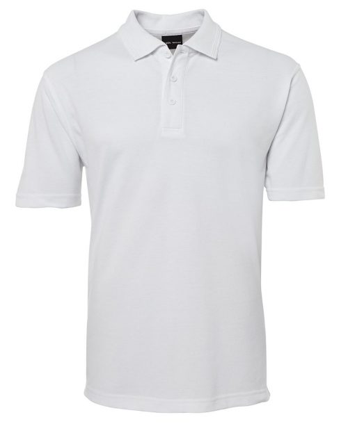 Classic 210 Pique Knit Polo Adults White