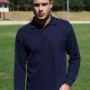 Classic Long Sleeve Basic Polo Model