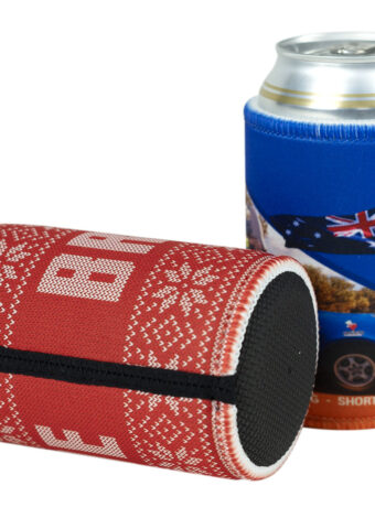 Dye Sublimated Stubby Cooler with Overlocking
