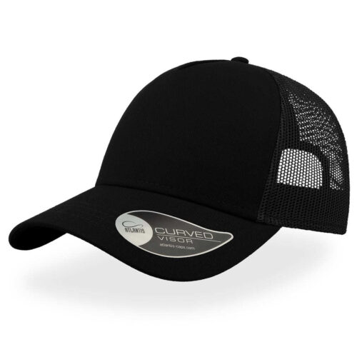 A2650 Rapper Cotton Cap Black front