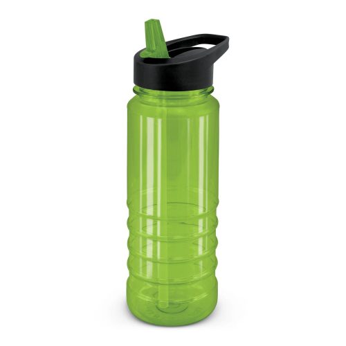 110747 Triton Bottle Black Lid bright green