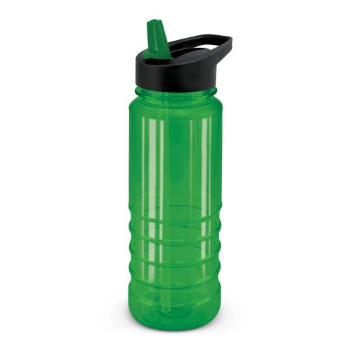 110747 Triton Bottle Black Lid dark green