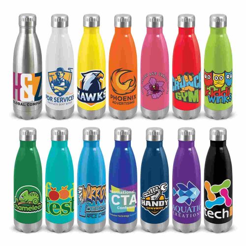 110754 Mirage Steel Bottle colours
