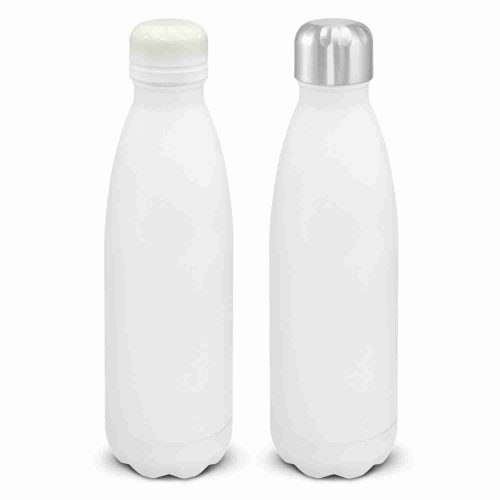 116329 Mirage Powder Coated Vacuum Bottle white