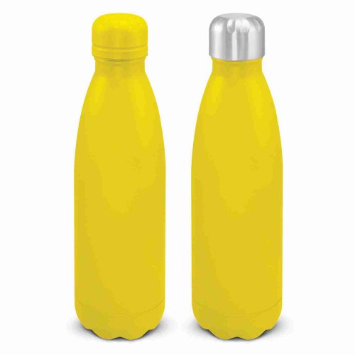 116329 Mirage Powder Coated Vacuum Bottle yellow
