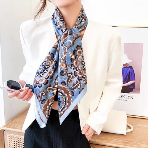 PCH831 Silk Chiffon Scarf 4