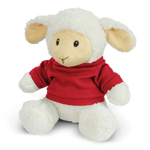 117004 Lamb Plush Toy red