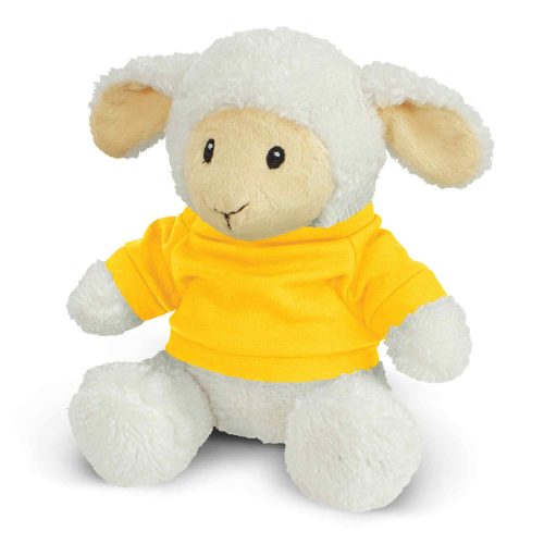 117004 Lamb Plush Toy yellow