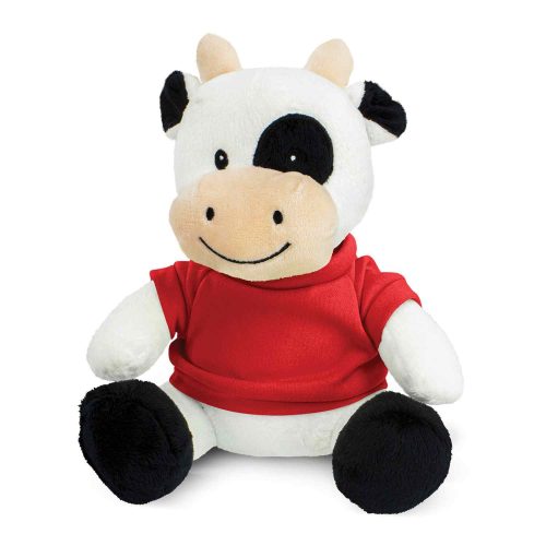 117009 Cow Plush Toy red