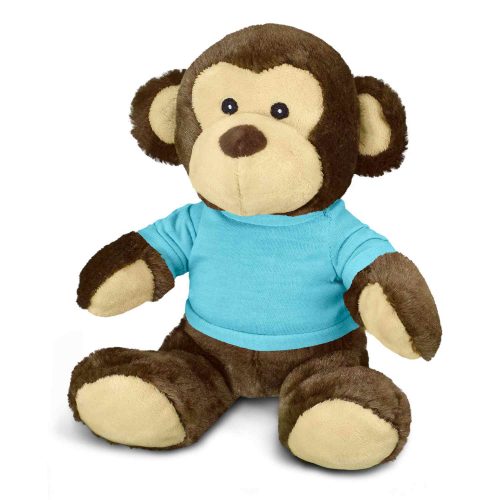 117862 Monkey Plush Toy light blue