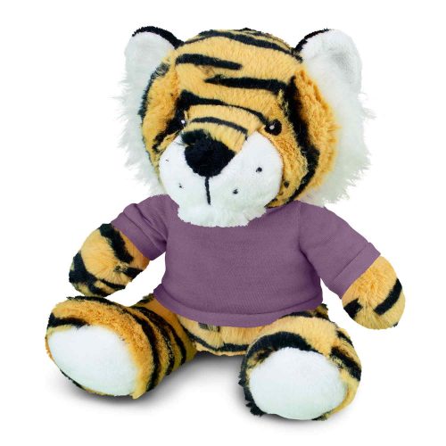 117865 Tiger Plush Toy purple