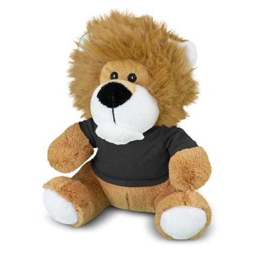 117866 Lion Plush Toy black
