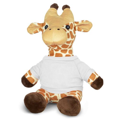 120191 Giraffe Plush Toy white