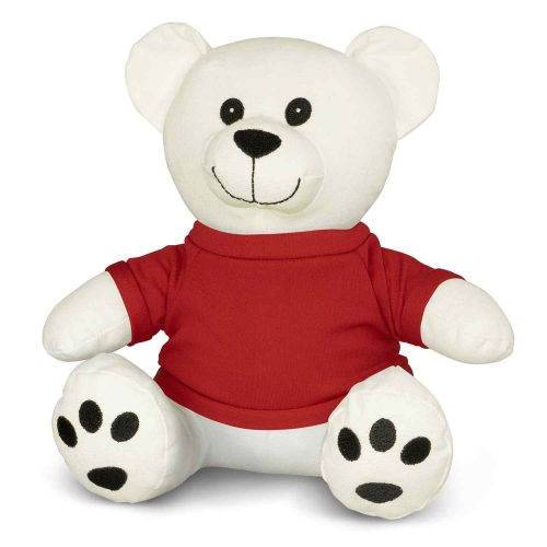 120193 Cotton Bear Plush Toy red
