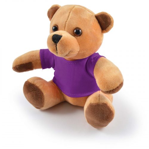 LL30193 Honey Plush Teddy Bear Purple