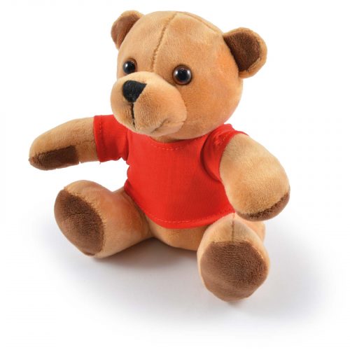 LL30193 Honey Plush Teddy Bear Red