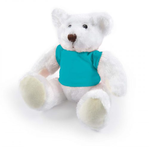LL40883 Frosty Plush Teddy Bear Aqua