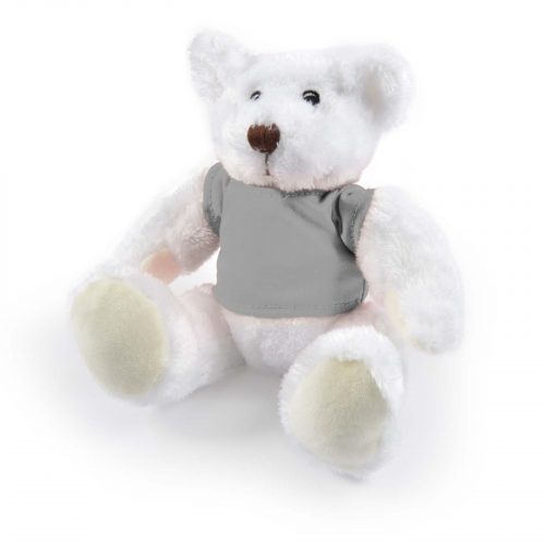 LL40883 Frosty Plush Teddy Bear Grey