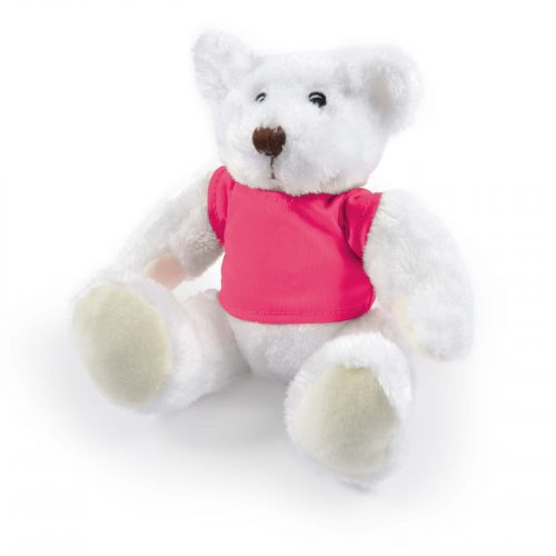LL40883 Frosty Plush Teddy Bear Pink