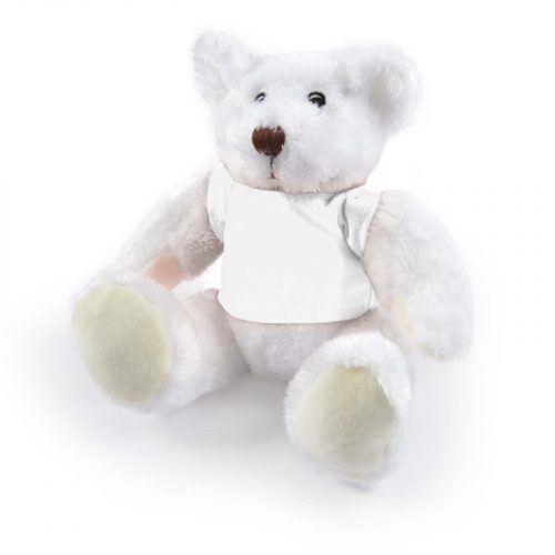 LL40883 Frosty Plush Teddy Bear White