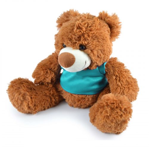 LL88120 Coco Plush Teddy Bear Aqua