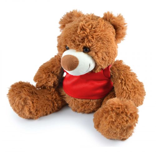LL88120 Coco Plush Teddy Bear Red
