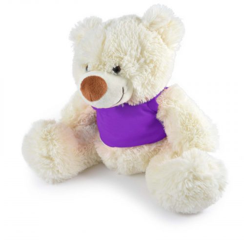 LL88125 Coconut Plush Teddy Bear Purple
