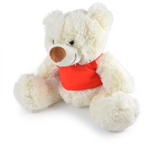 LL88125 Coconut Plush Teddy Bear Red