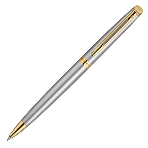 Waterman Hemisphere Ballpoint Pen Brushed Stainless GT 3