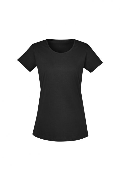 ZH735 Womens Streetworx Tee Shirt Black F