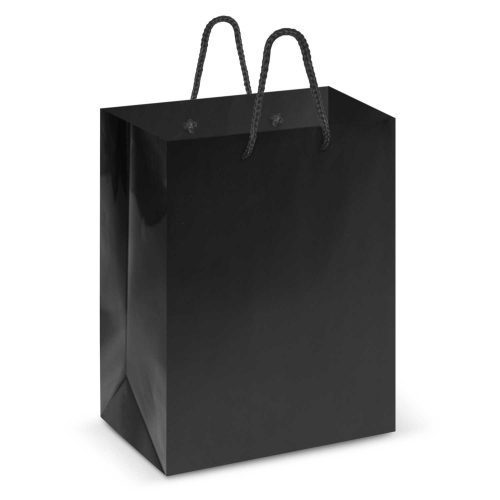 Laminated Carry Bag Medium black