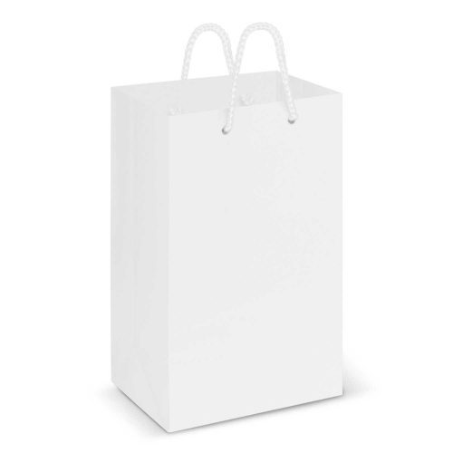 Laminated Carry Bag Small white
