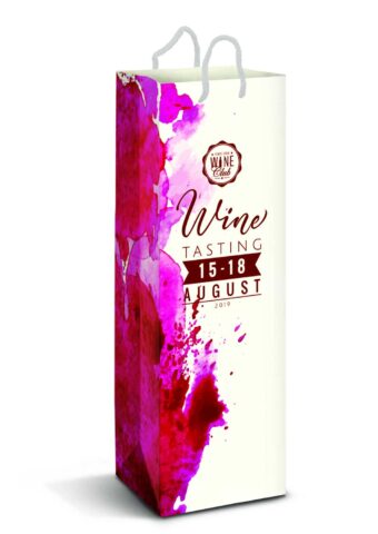 Laminated Paper Wine Bag main