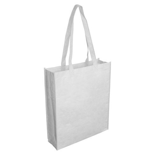 Paper Bag with Large Gusset white