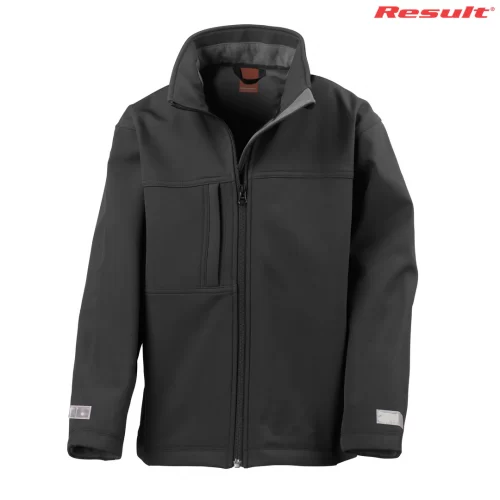 R121B Result Youth Classic Softshell Jacket black