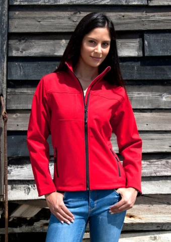 R121F Result Ladies Classic Softshell Jacket Model red