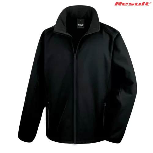 Result Adult Printable Softshell Jacket black