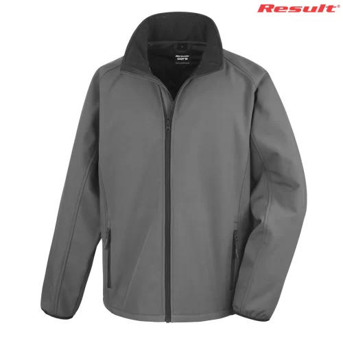 Result Adult Printable Softshell Jacket grey