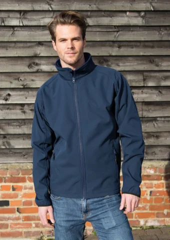 Result Adult Printable Softshell Jacket model navy