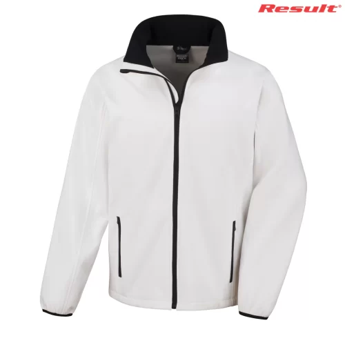 Result Adult Printable Softshell Jacket white