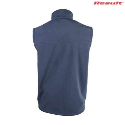 Result Adults Classic Softshell Vest navy back