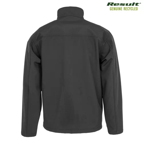 Result Adults Printable Recycled 3 Layer Softshell Jacket black back