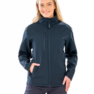 Result Ladies Printable Recycled 3 Layer Softshell Jacket Model