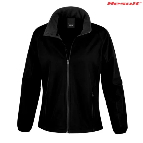 Result Ladies Printable Softshell Jacket black